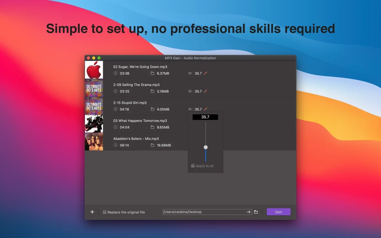 MP3 Gain screenshot 2
